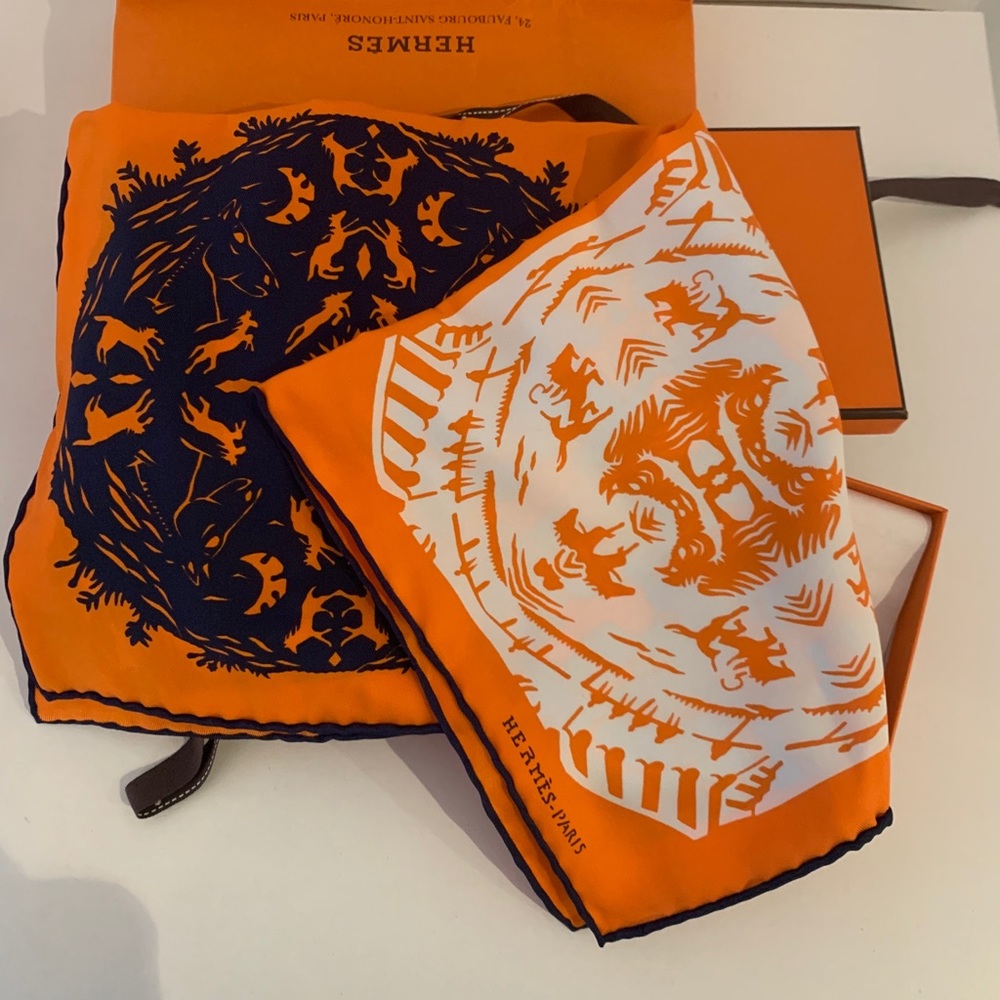 Hermès Brand New Pocket Square/Scarf